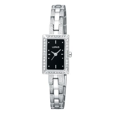 Lorus Ladies' Black Dial Swarovski Bracelet Watch - Product number 9462902