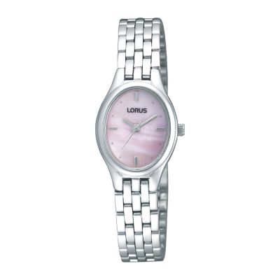 Lorus Ladies' Pink Oval Dial Bracelet Watch - Product number 9466495