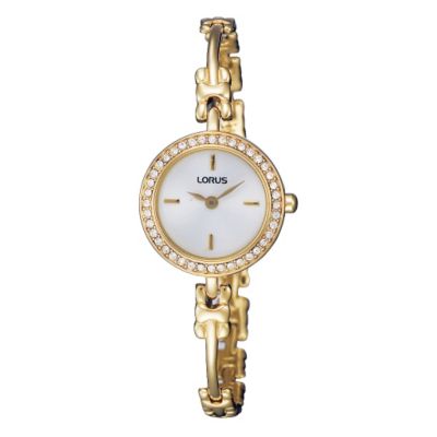 Lorus Ladies' Slim Gold-Plated Bracelet Watch - Product number 9468862