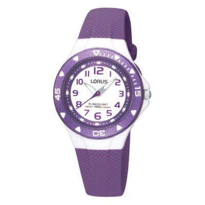 Lorus Children's Purple Plastic Strap Watch - Product number 9470662