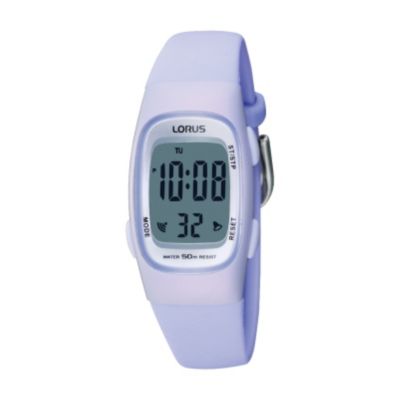 Lorus Children's Lilac Strap Digital Watch - Product number 9471758