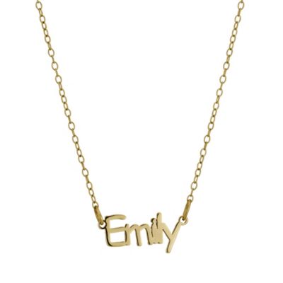 Gold-plated silver Emily Necklace - Product number 9501959