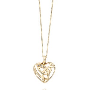 Clogau 9ct Yellow Gold Eternal Love Pendant