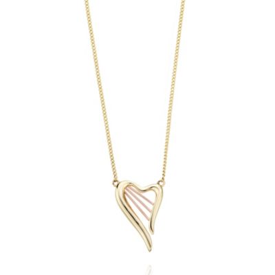 Clogau 9ct Yellow & Rose Gold Heartstrings Pendant