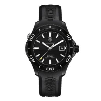 TAG Heuer Aquaracer men's black titanium bracelet watch - Product number 9519661
