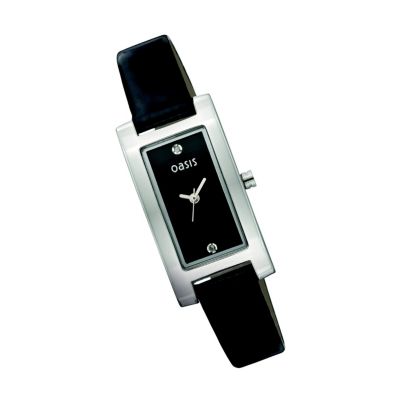 Oasis Ladies' Rectangular Diamond Dial Strap Watch - Product number 9523421