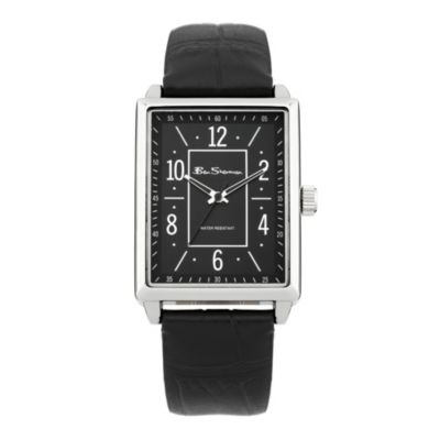 Ben Sherman Men's Rectangle Black Strap Watch - Product number 9523758
