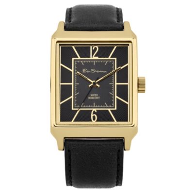 Ben Sherman Men's Black Dial Black Leather Strap Watch - Product number 9523782
