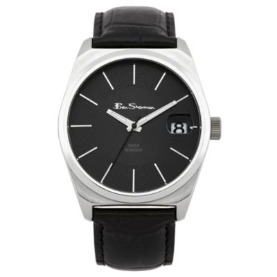 Ben Sherman Men's Black Dial Black Leather Strap Watch - Product number 9524142