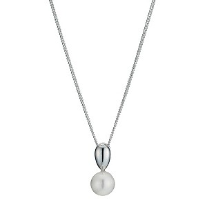 H Samuel Sterling Silver Cultured Freshwater Pearl Pendant