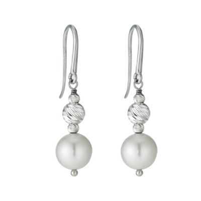 Sterling Silver Cultured Freshwater Pearl Earrings - Product number 9524711