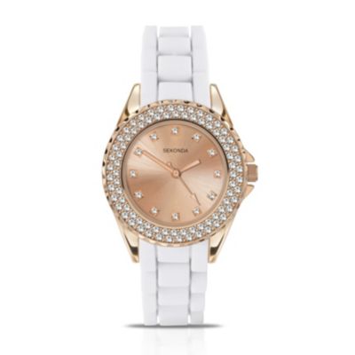 Sekonda Party Time Rose Gold & White Watch - Product number 9525947