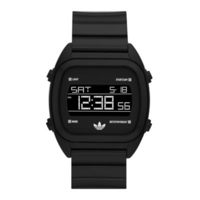 Adidas Sydney Men's Black PU Digital Watch - Product number 9528164