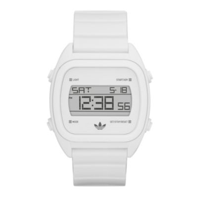 Adidas Sydney Men's White PU Digital Watch - Product number 9528172