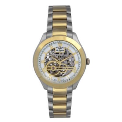 Rotary Jura men's two colour stainless steel bracelet watch - Product number 9531823