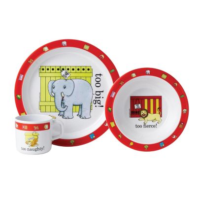 H Samuel Dear Zoo Melamine Nursery Set