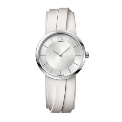 Calvin Klein Extent multi silver leather strap watch - Product number 9532129