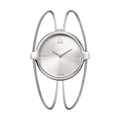 Calvin Klein Agile silver dial & stainless steel watch - Product number 9532277