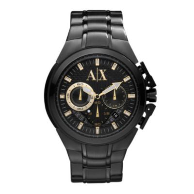 Armani Exchange Men's Chronograph Black Dial Strap Watch - Product number 9537112