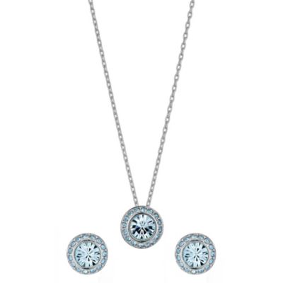 Swarovski Angelic light azore pendant and earrings set - Product number 9537546
