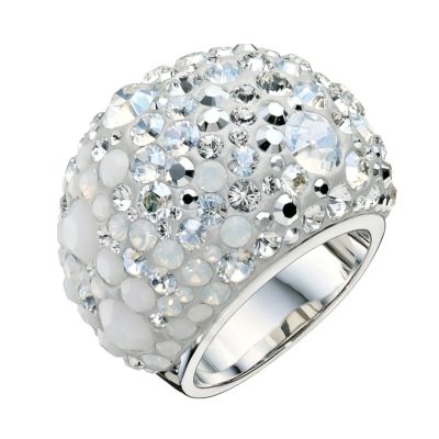 Swarovski Chic multi white crystal ring size M - Product number 9537945