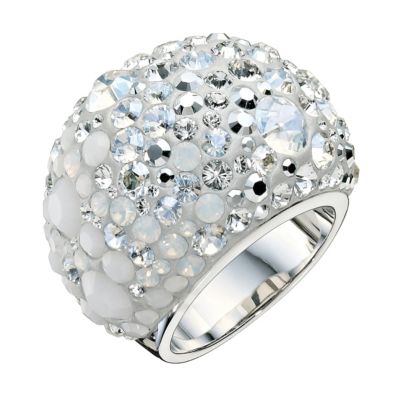 Swarovski Chic multi white crystal ring size L - Product number 9538925