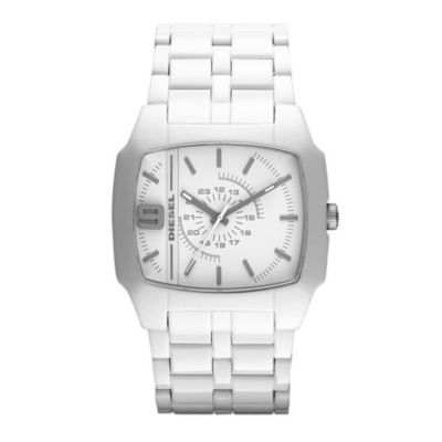 Diesel Men's Large Square White Bracelet Watch - Product number 9540210