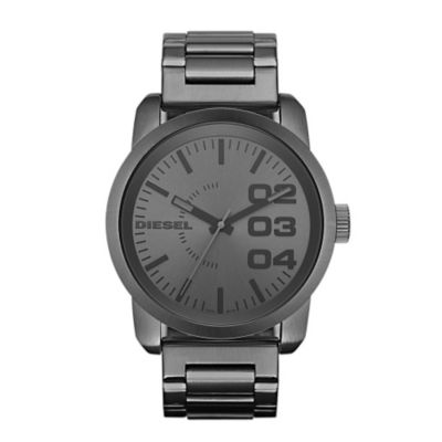 Diesel Men's Large Gunmetal Grey Bracelet Watch