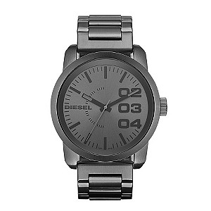 Diesel Men's Large Gunmetal Grey Bracelet Watch
