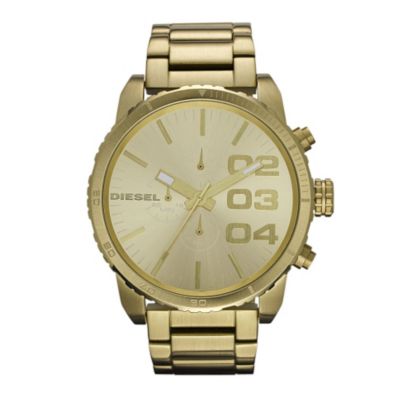 Diesel Men's Large Gold Plated Bracelet Watch - Product number 9540318