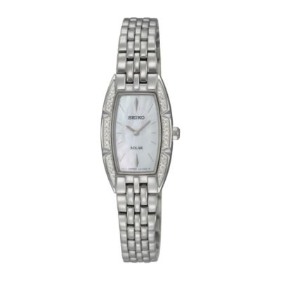 Seiko Solar ladies' stainless steel bracelet watch - Product number 9543066