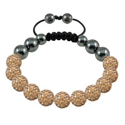 Tresor Paris Deauville gold crystal beaded bracelet - Product number 9544550