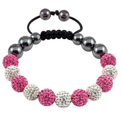 Tresor Paris Montaigu white & pink crystal bracelet - Product number 9544658