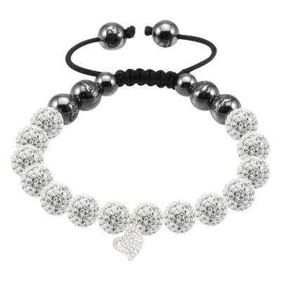 Tresor Paris Caestre white crystal heart charm bracelet - Product number 9544747