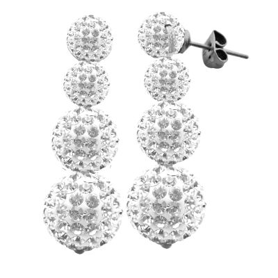 Tresor Paris Four Drop white crystal earrings - Product number 9545042