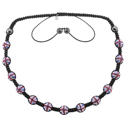 Tresor Paris Union Jack crystal beaded necklace - Product number 9545697