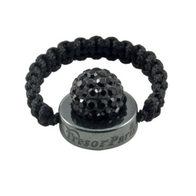 Tresor Paris Le Jardinet black crystal ring size small - Product number 9546456