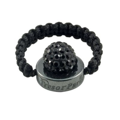 Tresor Paris Le Jardinet black crystal ring size large - Product number 9546464