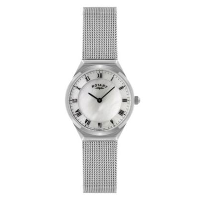Rotary Ladies' Stainless Steel Mesh Bracelet Watch