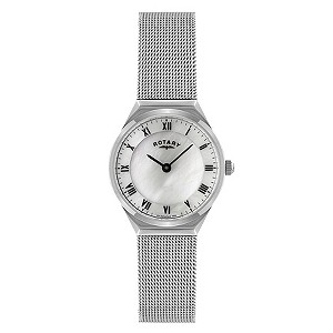 Rotary Ladies' Stainless Steel Mesh Bracelet Watch