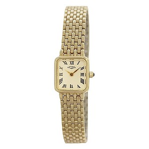 Rotary Ladies' Gold Plated Bracelet Watch