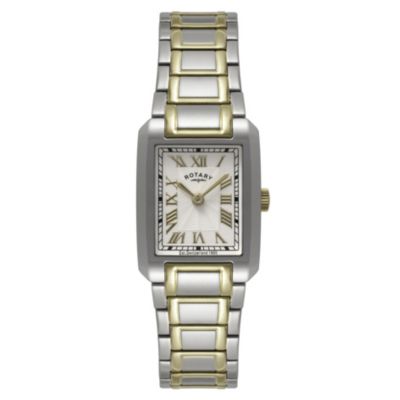 Rotary Ladies' Two Colour Strap Watch