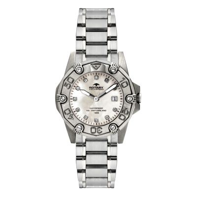 Rotary Ladies' Pink Mother Of Pearl Bracelet Watch - Product number 9553274