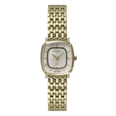 Rotary Ladies' Cream Mother Of Pearl Cushion Dial Watch