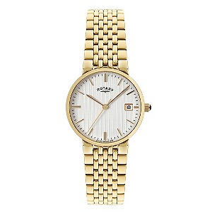 Rotary Men's Gold-Plated Bracelet Watch