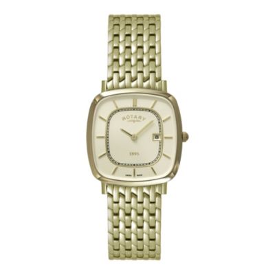 Rotary Men's Gold-Plated Bracelet Watch
