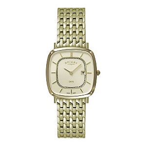 Rotary Men's Gold-Plated Bracelet Watch