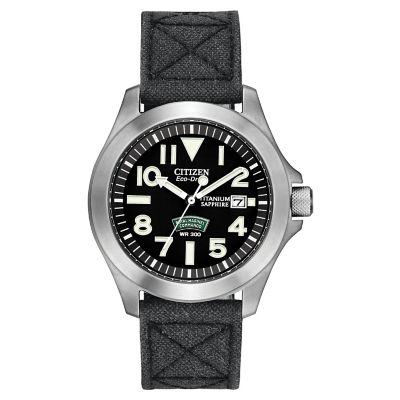 Citizen Eco Drive Royal Marines Men's Black Strap WatchCitizen Eco Drive Royal Marines Men's Black S