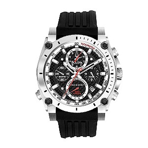 Bulova Precisionist Men's Black Strap Watch