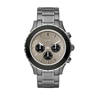 DKNY Men's Chronograph Warm Grey Bracelet Watch
